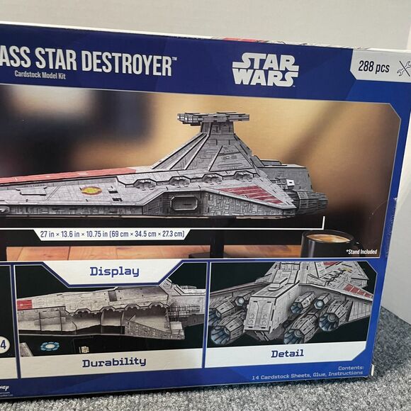 4D Build, Star Wars Deluxe Venator-Class Star Destroyer 3D Model Kit NIB - Picture 7 of 8